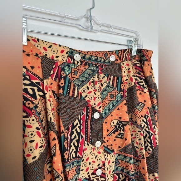 Vintage Southwestern Style Skirt‎ Binder Sportswear Size 14 RUNS SMALL - Picture 8 of 10